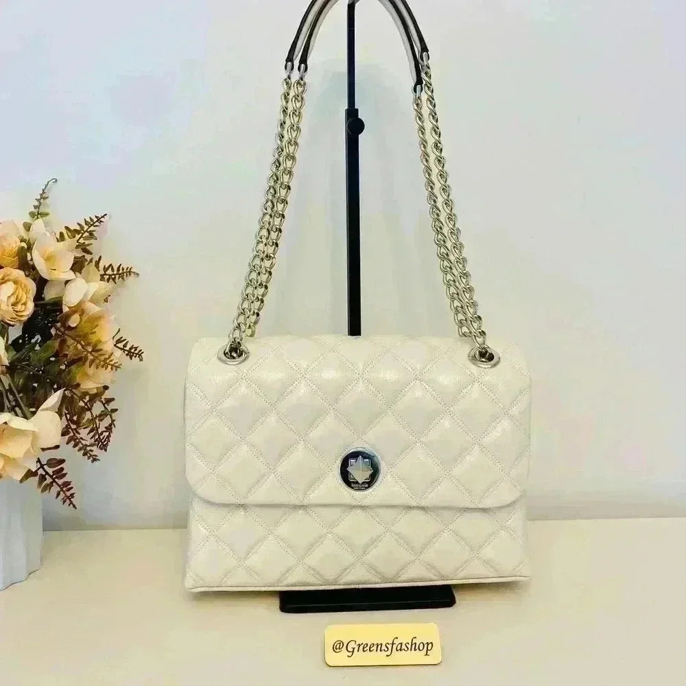 Kate Spade Purse Natalia Shoulder Bag Parchment - Picture 1 of 9